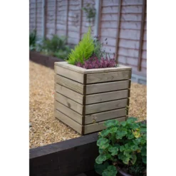 Forest Garden Wooden Linear Square Planter 7 Forest Garden Wooden Linear Square Planter -The Green Bulbs Sales 12812751 1384833220936671