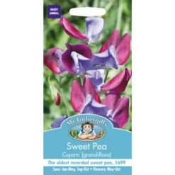 Mr. Fothergill's Sweet Pea Cupani Grandiflora Seeds