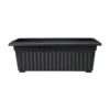 Corinth Black Patio Trough - 30cm