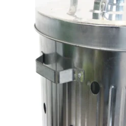 None Garden Galvanised Steel Incinerator / Fire Bin With Lid - 85L -The Green Bulbs Sales 12834094 6265030658477975