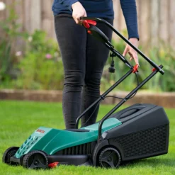 Bosch 1200W Rotak 32-12 Electric Lawn Mower - 32cm -The Green Bulbs Sales 12875195 8975028915682314