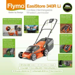 Flymo EasiStore 340 Li -The Green Bulbs Sales 12882303 9844853413897194