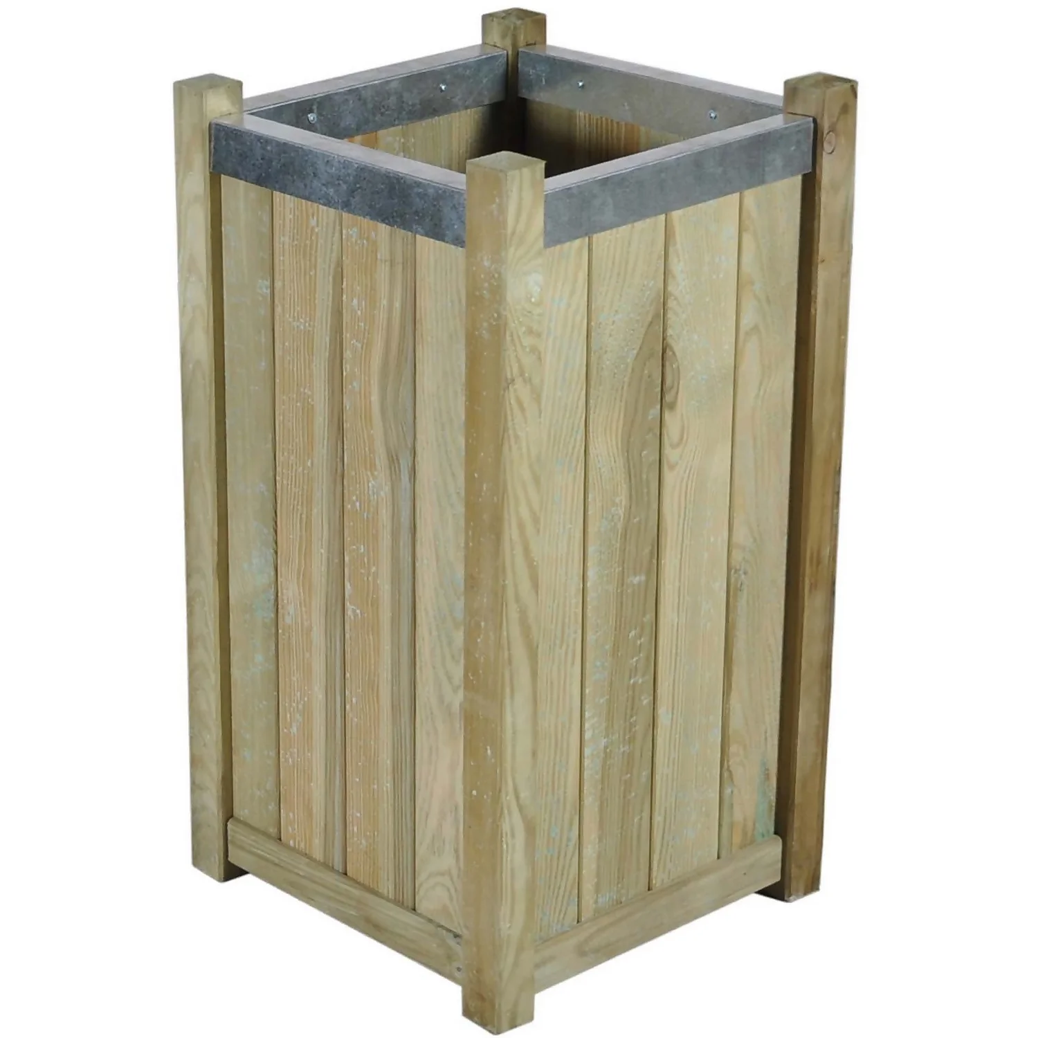 Forest Garden Wooden Slender Planter 1 Forest Garden Wooden Slender Planter