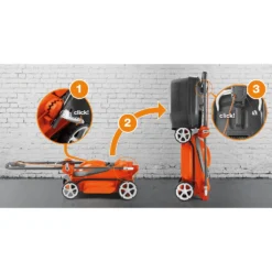 Flymo 1400W EasiStore 340R Electric Lawn Mower - 34cm -The Green Bulbs Sales 12885911 5034846175207487