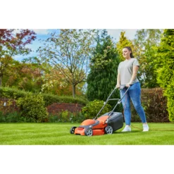 Flymo 1400W EasiStore 340R Electric Lawn Mower - 34cm -The Green Bulbs Sales 12885911 6284846175288523