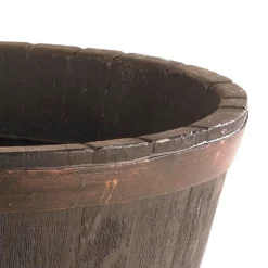 Oakwood Barrel Planter -The Green Bulbs Sales 12940717 1984927493051391