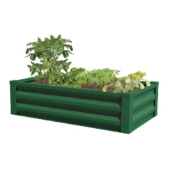 Panacea Steel Raised Garden Planter - Green -The Green Bulbs Sales 13480860 1794932710947467