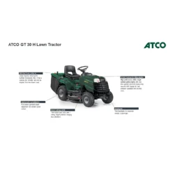 Atco 432cc GT 30H Petrol Lawn Tractor - 84cm -The Green Bulbs Sales 13486584 4334929342317106