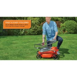 Flymo 36V EasiStore 380 Cordless Lawn Mower - 38cm -The Green Bulbs Sales 13524792 7884936632021939