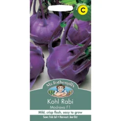 Mr. Fothergill's Kohl Rabi Modrava F1 Seeds